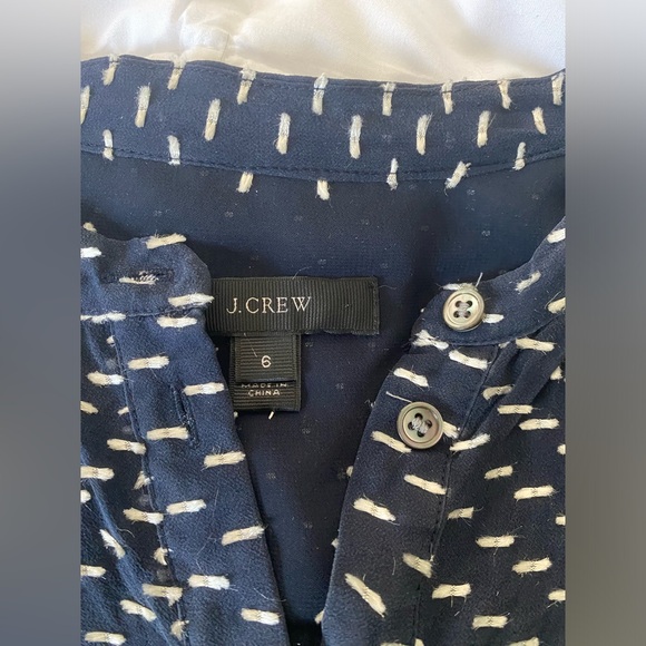 J Crew Sheer Blouse - Picture 2 of 3